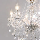 Decorbites crystal chandelier living room teardrop glass pendant light