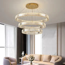 Modern gold decorbites crystal chandelier dining room pendant light