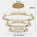 Modern gold decorbites crystal chandelier dining room pendant light