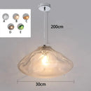 Modern shell glass decorbites crystal chandelier for living room