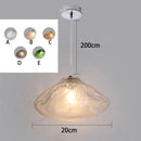 Modern shell glass decorbites crystal chandelier for living room