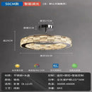 DecorBites™ Crystal Chandelier: Modern LED Ceiling Lighting for Bedroom, Living, Dining Room