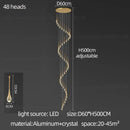 Modern gold decorbites crystal chandelier for living room staircase