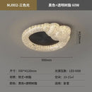 Modern gold textured crystal chandelier living room led ceiling light