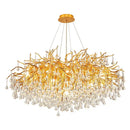 DecorBites™ Crystal Chandelier: Modern LED Luxury for Living Room Decor & Lighting