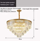 Modern gold decorbites crystal chandelier for dining room