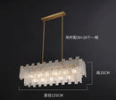 DecorBites™ Crystal Chandelier: Modern LED Pendant Light for Home Decor