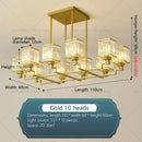 Modern gold decorbites crystal chandelier for living room