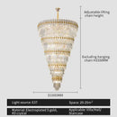 DecorBites™ Crystal Chandelier: Modern Light Luxury for Living Room, Dining Room, and Bedroom