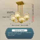 Modern gold decorbites crystal chandelier for living room