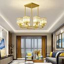 Modern gold decorbites crystal chandelier for living room