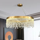 DecorBites™ Crystal Chandelier: Modern Living Room Ceiling Light & Kitchen Pendant