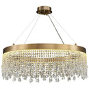 DecorBites™ Crystal Chandelier: Modern Living Room Ceiling Light & Kitchen Pendant