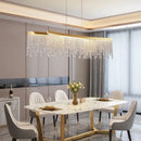 DecorBites™ Crystal Chandelier: Modern Living Room Ceiling Light & Kitchen Pendant