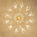 DecorBites™ Crystal Chandelier: Modern Luxe LED Branch Lighting for Living Room and Bedroom.
