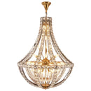 Modern gold teardrop decorbites crystal chandelier for dining room