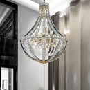 Modern gold teardrop decorbites crystal chandelier for dining room