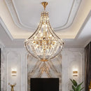 Modern gold teardrop decorbites crystal chandelier for dining room