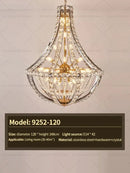 Modern gold teardrop decorbites crystal chandelier for dining room