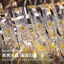 Modern chrome decorbites crystal chandelier for living room