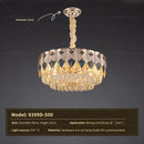 Modern gold geometric decorbites crystal chandelier for dining room