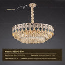 Modern gold geometric decorbites crystal chandelier for dining room