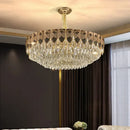 Modern gold geometric decorbites crystal chandelier for dining room
