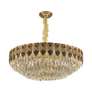 Modern gold geometric decorbites crystal chandelier for dining room