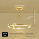 DecorBites™ Crystal Chandelier: Modern Luxury LED Lighting for Bedroom, Living Room, and Restaurant