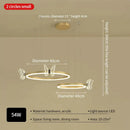 DecorBites™ Crystal Chandelier: Modern Luxury LED Lighting for Bedroom, Living Room, and Restaurant