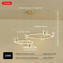 DecorBites™ Crystal Chandelier: Modern Luxury LED Lighting for Bedroom, Living Room, and Restaurant