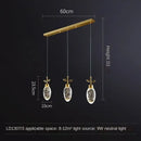 Modern gold decorbites crystal chandelier dining room pendant light