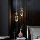 Modern gold decorbites crystal chandelier dining room pendant light