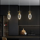 Modern gold decorbites crystal chandelier dining room pendant light