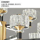 Modern black & gold decorbites crystal chandelier for living room