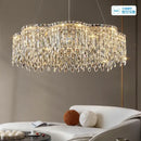 Modern luxury crystal chandelier – dining room cascading light