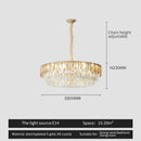Modern blue & gold decorbites crystal chandelier dining room light