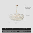 Modern blue & gold decorbites crystal chandelier dining room light