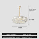 Modern blue & gold decorbites crystal chandelier dining room light