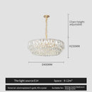 Modern blue & gold decorbites crystal chandelier dining room light