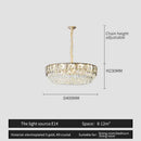 Modern blue & gold decorbites crystal chandelier dining room light