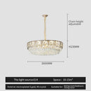 Modern blue & gold decorbites crystal chandelier dining room light