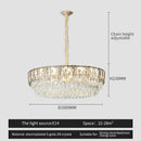 Modern blue & gold decorbites crystal chandelier dining room light