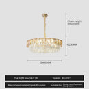 Modern blue & gold decorbites crystal chandelier dining room light
