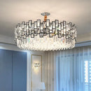 DecorBites™ Crystal Chandelier: Modern Luxury Lighting for Living Room, Bedroom, Kitchen