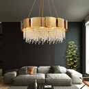 DecorBites™ Crystal Chandelier: Modern Luxury Lighting for Living Room, Dining, and Bedroom