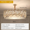 DecorBites™ Crystal Chandelier: Modern Luxury Lighting for Living Room, Bedroom, Kitchen