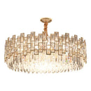 DecorBites™ Crystal Chandelier: Modern Luxury Lighting for Living Room, Bedroom, Kitchen