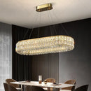 DecorBites™ Crystal Chandelier: Modern Luxury Lighting for Living Room, Restaurant, and Villa