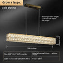 DecorBites™ Crystal Chandelier: Modern Luxury Lighting for Living Room, Restaurant, and Villa